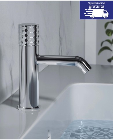 Miscelatore per lavabo - Serie Joan Brass Pattern