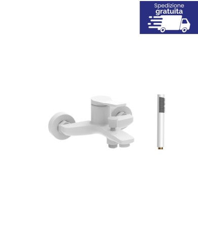 Miscelatore per vasca - Serie Andare Bianco