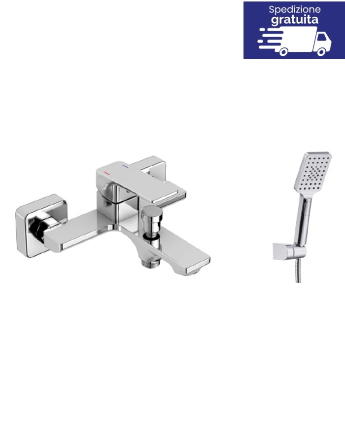 Miscelatore per vasca - Serie Delos