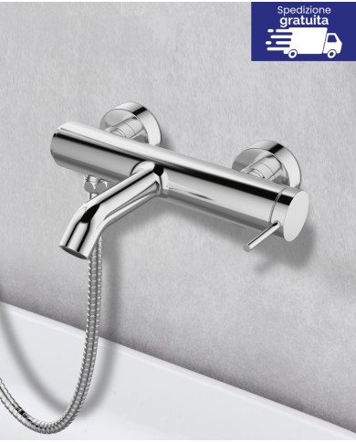 Miscelatore per vasca - Serie Joan Cromo