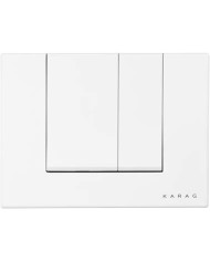 Placca per controllo cassetta di scarico - Serie Alinda