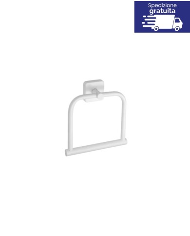 Porta asciugamani - Serie Quattro Bianco Opaco