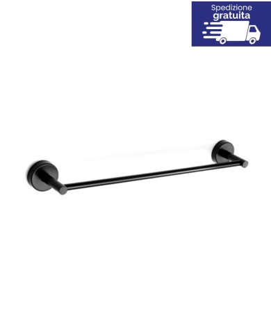 Porta asciugamani - Serie Uno Nero Opaco