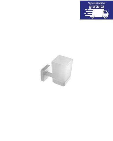 Portabicchiere - Serie Quattro Bianco Opaco