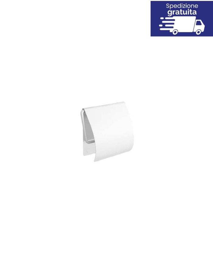 Portarotolo - Serie Quattro Bianco Opaco