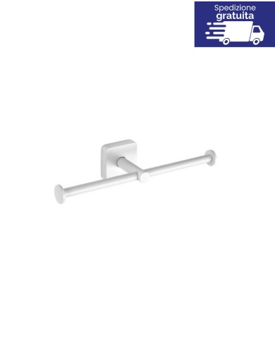 Portarotolo - Serie Quattro Bianco Opaco