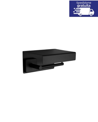 Portarotolo - Serie Quattro Nero Opaco