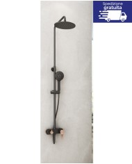 Set doccia - Serie Andare Nero-Rose Gold