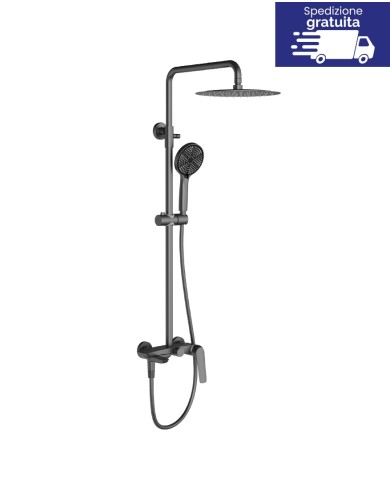 Set doccia - Serie Lea Gun Metal