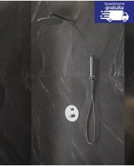 Set doccia con miscelatore da incasso - Serie Joan Marmo