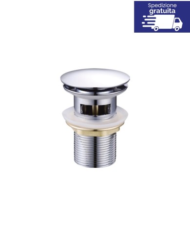 Valvola in ottone con troppo pieno - Tipologia D101