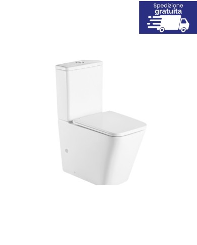 WC Rimless Filo muro con cassetta - Tipologia LT 2175A